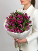 БУКЕТ ИЗ ФИОЛЕТОВЫХ АЛЬСТРОМЕРИЙ